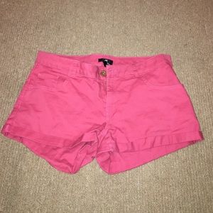 Pink shorts