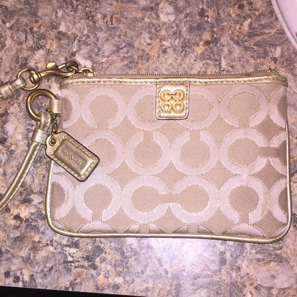 Authentic coach wristlet