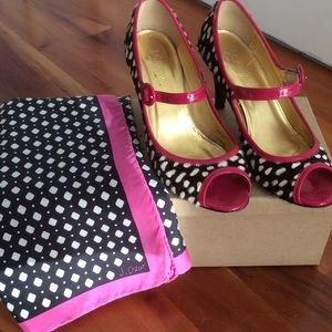 J Crew shoe & scarf combo SALE PRICE