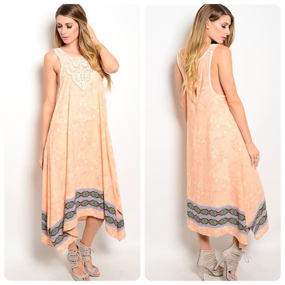 Amazing! crochet detail trapeze dress! 👠last one! - Picture 3 of 3