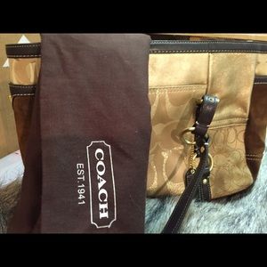 Coach patch bag.