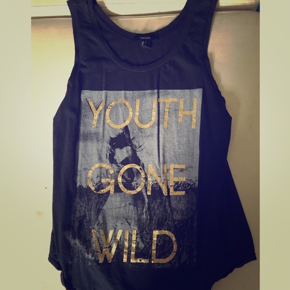 Forever21 Tank Top "Youth Gone Wild"