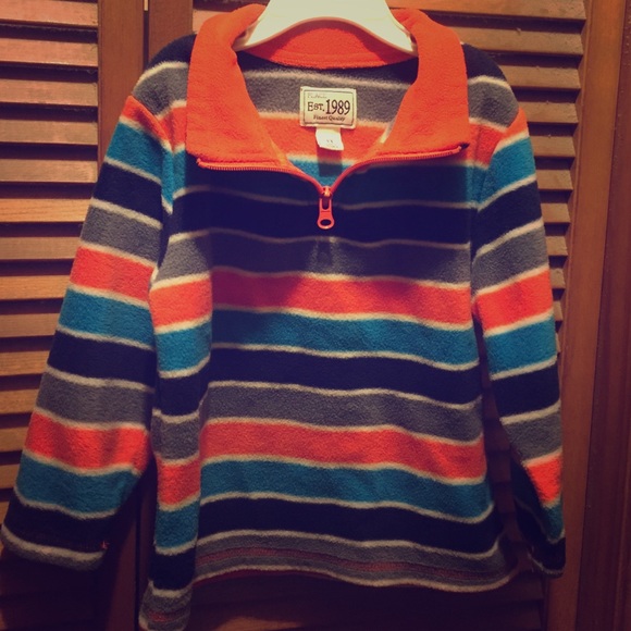 3T Striped Fleece Pullover