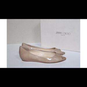 Jimmy Choo Nude Flats