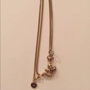 Authentic Mulberry Leopard necklace