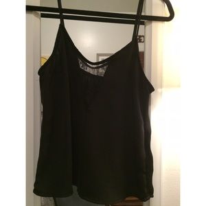 H&M black lace tank top / US 4