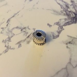 Silver Pandora clip charm