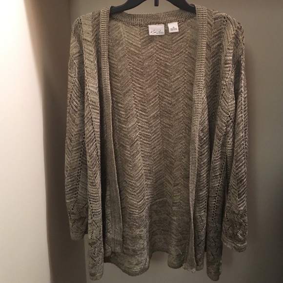 Tan Knitted Cardigan