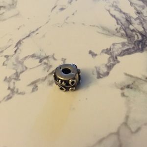 Silver Pandora clip charm