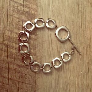 Solid Silver Fashion Bracelet