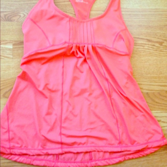 ZELLA Coral pink workout/yoga top