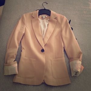Tan Fitted Blazer