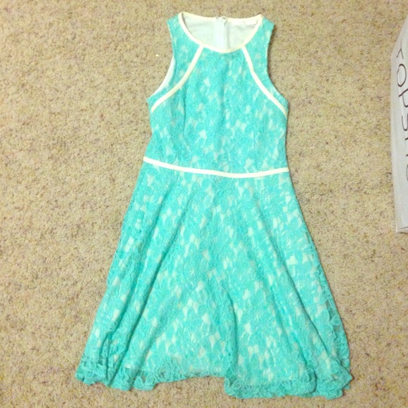 Beautiful Aqua lace dress
