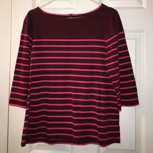 LOFT striped shirt, petite XL