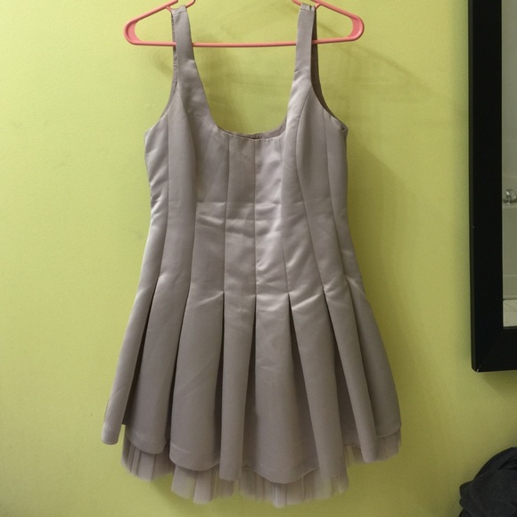 Forever 21 Beige Tulle Dress