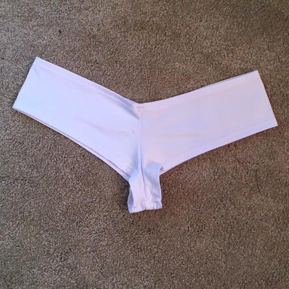 White Rave Micro Booty Shorts