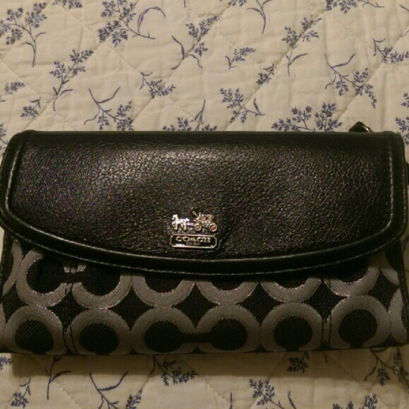 Black Coach Wallet