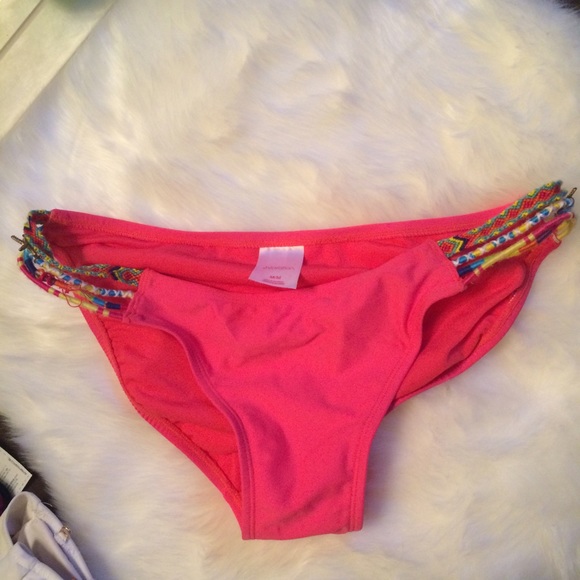Friendship bracelet style bathing suit bottom