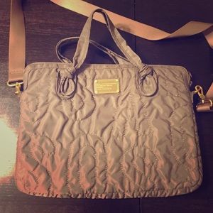 Marc Jacobs quilted laptop bag