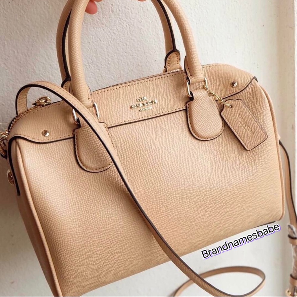 Coach Mini Bennet satchel Nude/Gold