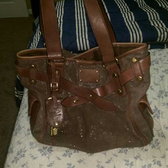 Brown Fossil Purse