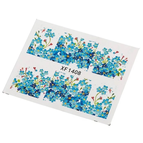 5 ⭐️ rated 5 Sheets nail art watermark stickers - Picture 3 of 4