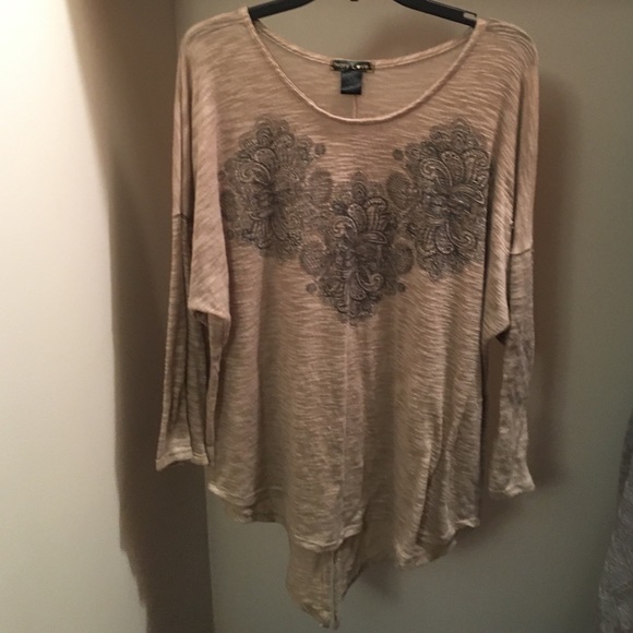 Tan Long Sleeved Shirt