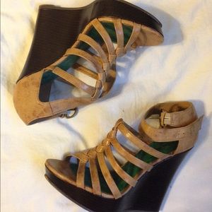 Justfab cute wedge sandal