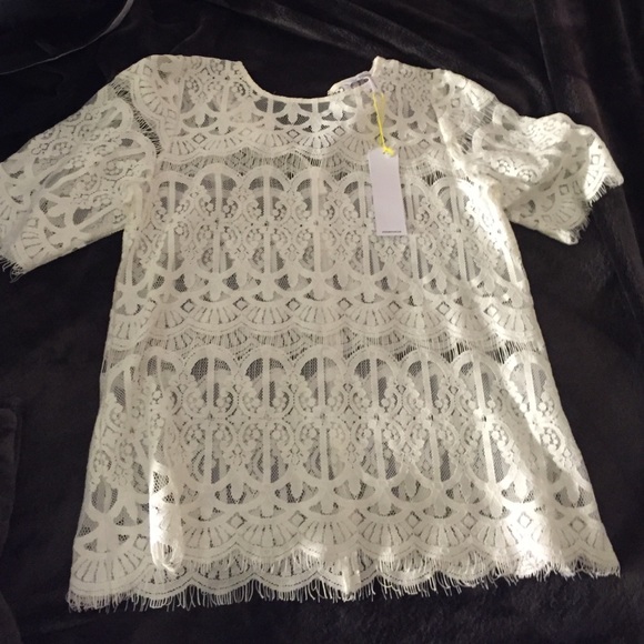 BCBGeneration Lace Top