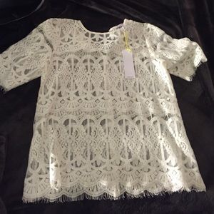 BCBGeneration Lace Top