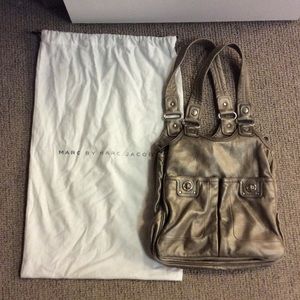 Marc by Marc Jacobs metallic tote