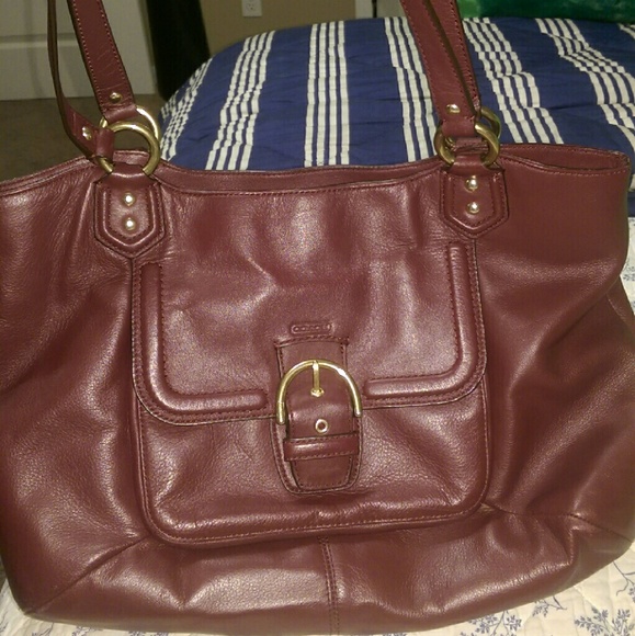 Maroon Coach Purse