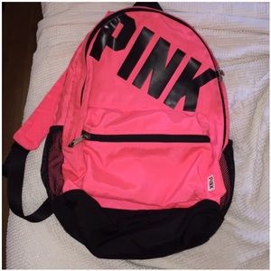 Pink backpack. Back to school!!