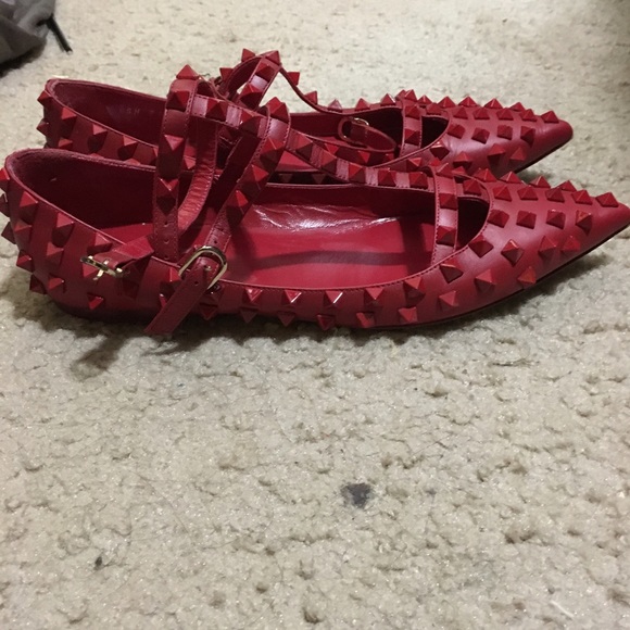 Valentino studded flats - Picture 4 of 8