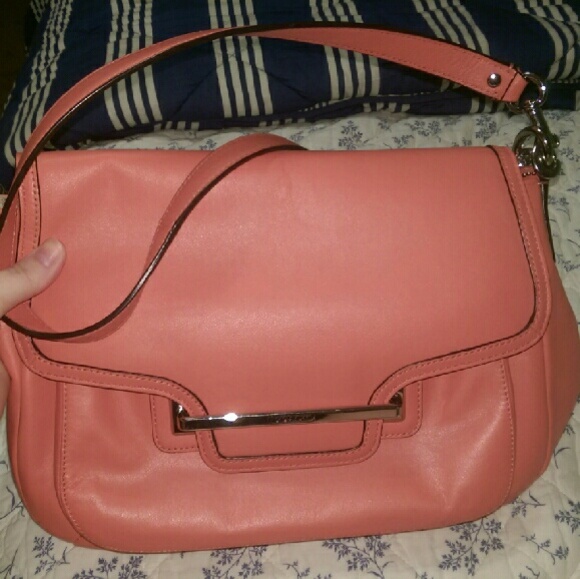 Coral Coach Purse