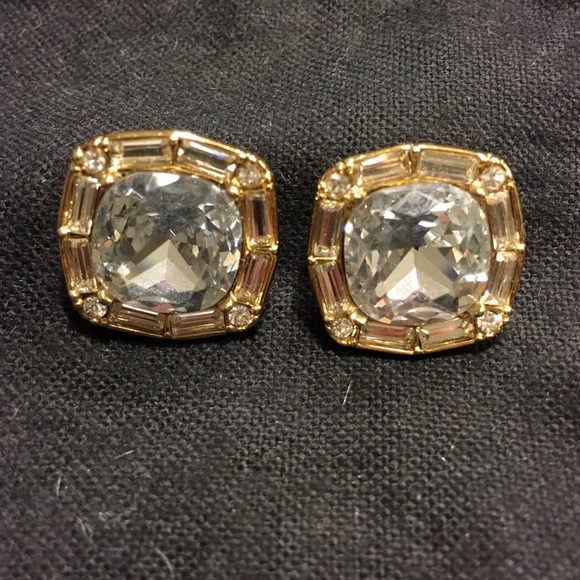 Kate Spade Gold and Crystal Earrings