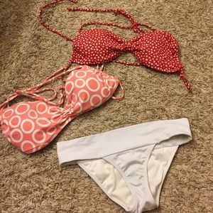 VS bandeaus and banded bottom bikini