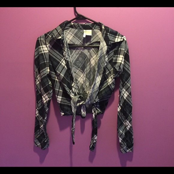 Plaid blue shirt