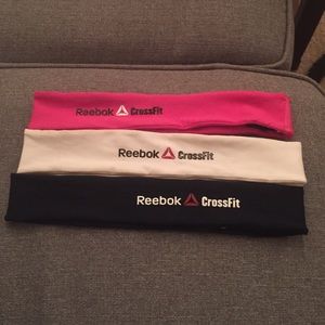 Three reebok crossfit headbands