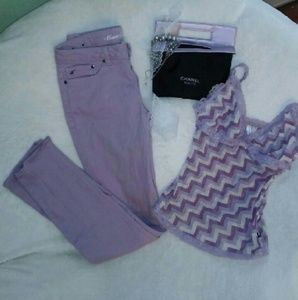 K.cole  Nice Jeans size 6 With Tommy Hilfiger Top