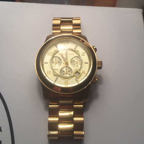 Michael Kors Gold Oversized Watch