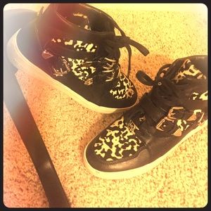 Michael Kors fur sneakers!