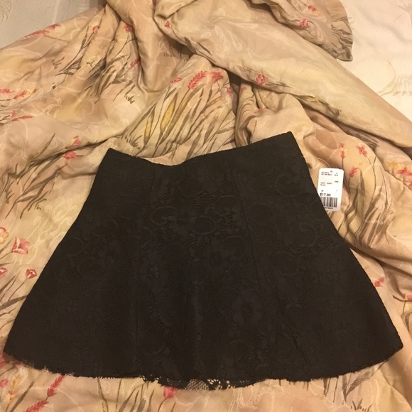 Lace Black Skirt