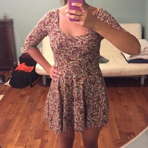 Sparkle & Fade Floral Skater Dress