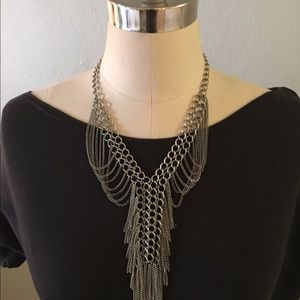 💥sale💥Silver layered rockstar necklace