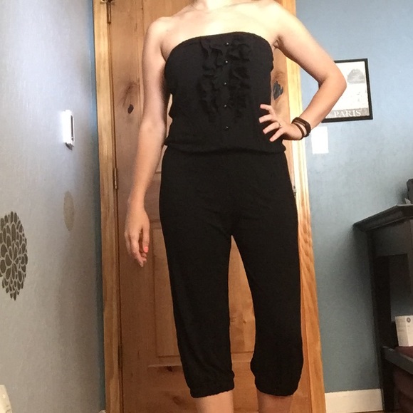 Black comfy jumpsuit - Picture 1 of 3