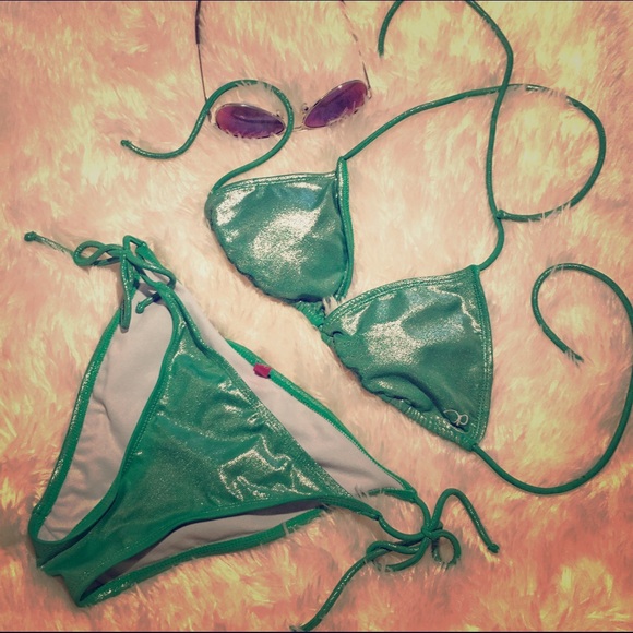 OP Other - Green Shimmer Bikini