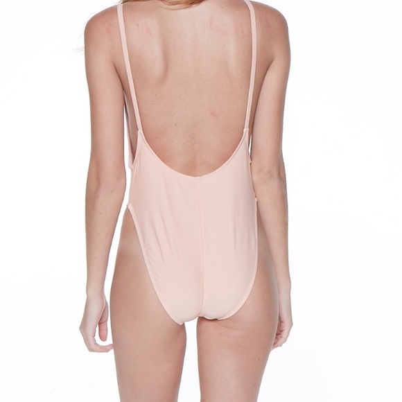 vintage 80s highcut 1 piece last one LARGE - Picture 3 of 4