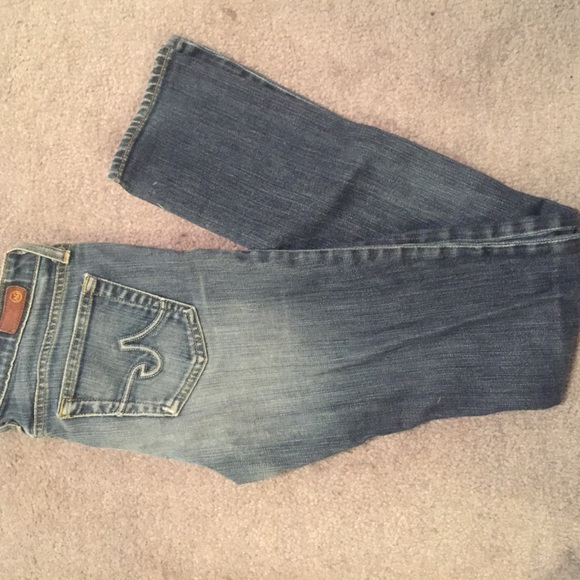 AG "The Premiere" skinny straight leg jeans