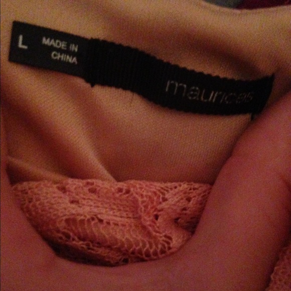 Peach Lace Dress - Picture 3 of 3